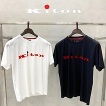 당일출고(시즌할인)키톤 네임로고 라운드 티 UK1164E22