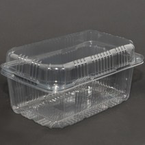 투명 사각 플라스틱 청과용기 과일 포장용기 DA-2006 천도복숭아1.5kg 토마토1.5kg 200개