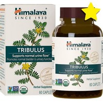 Himalaya 오가닉 트리뷸러스 남가새 Tribulus 맨 남성 남자 에너지 688mg 2개월 분량 60정