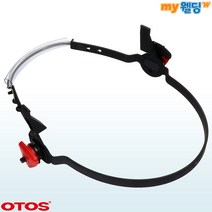 오토스 수동 FRP 용접면 W-86HN 헬멧밴드 안전모용