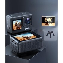 5K 액션캠 미니캠 브이로그캠 방수 수중촬영 자전거 헬멧 와이파이, 5K 울트라 버전 + 128G 메모리 카드