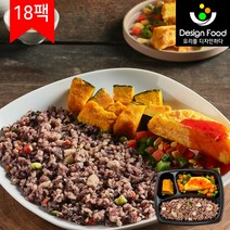 [디자인푸드]맛남주의 맛난식탁도시락 퀴노아영양밥&오믈렛 6팩/12팩/18팩/24팩 냉동도시락, 18팩