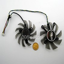 그래픽 카드 GPU 쿨러 AS GTX680 650 GTX560Ti ENGTX560 HD7850 DC2-2GD5 HD7770 EAH6950583086009800 GTS 450460, 03 4 Pin Fan heatsink