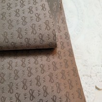 대폭 양면 쟈가드 가방 지 큐티리본 천 원단 패브릭