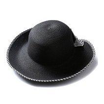 *사은품증정* [와이드앵글] 여성용 천연초 리본 햇 골프모자 WWM19C06Z1, 56