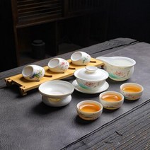 차판 다도 수제 세라믹 두꺼운 화상 방지 중국 차 가정용 환대, 15.Picture Style