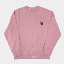 [국내매장판]MLB 엠엘비 맨투맨 클래식 모노그램 그라데이션 빅럭스 오버핏 NY 핑크 3AMTM0234-50PKL