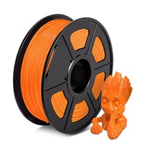 FDM 3D 프린터 필라멘트 용 PLA 인쇄 1KG 1.75MM 실크 PLUS PETG 레인보우 컬러 Arrival, PLA Orange 1KG, 06 PLA Orange 1KG