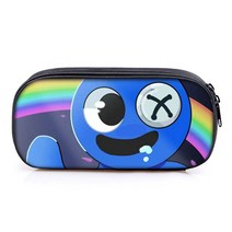 레인보우프렌즈 Roblox 단순한 숄더 대용량 Case 백 패브릭필통 블루 그린 로블록스 레드 필통, 17 컴파트먼트 필통