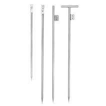 접지봉 동봉 접지동봉 피뢰침 낙뢰 접지클램프 접지선, 한 단어 이중 구멍 16x1000 용융 아연