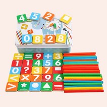 맥킨더 수학보드게임 사칙연산 원목 수학교구 시계 수막대 자석학습세트 셈셈수놀이 보드게임베스트 W108, 단품없음