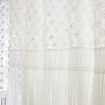 지나송 샤나 웨딩스타일 이중암막커튼 소형(260×230cm)