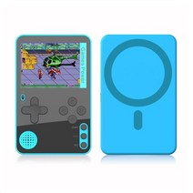 K10 핸드 딱밤펀치기계 게임 콘솔 내장 500 아케이드 미니 레트로 쌍문동오락기 를위한 좋은 손펌프, 05 Magnetic Blue