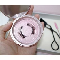 착붙속눈썹 GLASH 세트 천연밍크모 마그네틱 자석 속눈썹 셀프 연장 퓨어컬 1개
