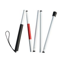 시각장애인 지팡이 걷기 보조기구 보행 노인 보조기 시각 장애인 및 시각 장애인 위한 접이식 이동, 없음