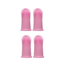타키타키 강아지 칫솔 4개, 핑크 4개