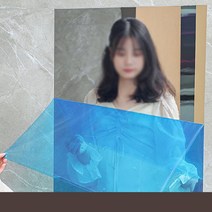붙이는 부착 거울 시트지 안깨지는 전신 미러 필름지, 60x60