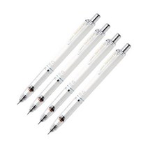제브라 델가드 샤프펜슬 흰색 0.5mm 4개