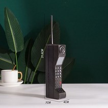 80년대 홍콩 스타일 무선 전화기 사무실 촬영 레트로 가구 앤틱, 03