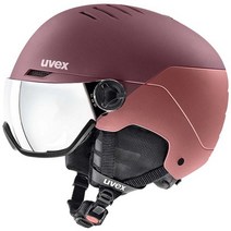 우벡스 UVEX wanted visor 56.6.262.7005 실버 미러 54-58 cm 스키 헬멧