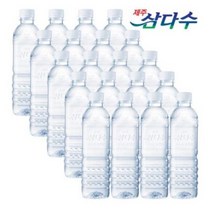 정품 제주 삼다수 그린 무라벨 500ml 20개 40개 60개 80개 암반수 생수 500미리 친환경 노라벨 1팩 한박스 두박스, 20pet(15+5)