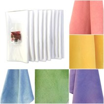 [ 손수건 10인용 기본 세트 ] 천연염색 체험용 키트 / 만들기 재료 / 아사면 50x50cm, 5.치자(스카이)