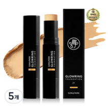 라이브잇 손앤박 글로우 링 스틱 파운데이션, 5개, 21호 라이트