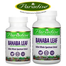 파라다이스 허브 바나바잎 추출물 250mg 60캡슐 180캡슐 파라다이땡 고약사, 1개