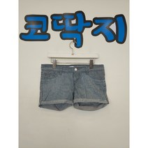 여02639 리바이스정품 밑위짧음 스트라이프반바지 중고구제 코딱지구제