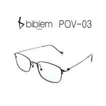 [다비치안경] BIBIEM-POV 03 포브 / 깔끔한 안경테/ 메탈테