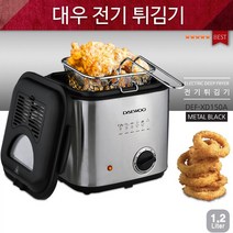 전기튀김기/튀김기 1.2L/가정용 튀김기/퐁듀 꼬치 튀김망/너겟 치킨 만두/미니튀김기/후라이드/치킨/감튀, 상세페이지 참조
