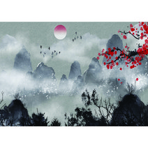 궁전시리즈 빈티지 빈티지랩핑지 랩핑지 빈티지다이어리 [월애 : 달의 슬픔 랩핑지] [나나쓰], 50매