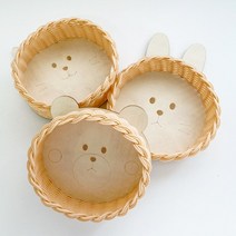 귀여운 라탄 동물 바구니 만들기 DIY, 곰돌이