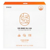 안국건강 루테인 미니100 + 쇼핑백 선물세트, 180정, 45개