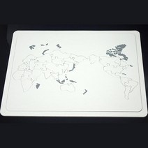 무지 직소퍼즐 세계지도 어린이 그림놀이 학습교구 교구 미니퍼즐 학습완구