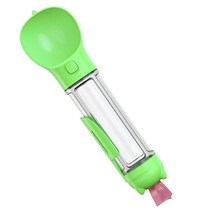 Jeremytown 다목적 포터블 트래블 펫 컵 + 파우치 강아지용 물병 500ml, 1개, Green