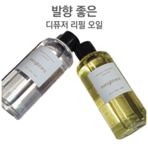 밍블랑 고급 실내 디퓨저 리필오일 화장실 차량용 석고 방향제 리필액 100ml, 11.클린코튼 리필100ml