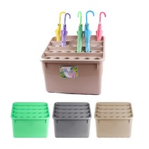 학원 음식점 홀더 대용량 관공소 업소 카페 우산 보관함 통, 베이지