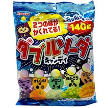 카바야 더블 소다캔디 140g, 1개