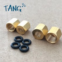 소형/대형 구리 너트 O 링 나사 10 개 2x3mm 및 4x3mm 엡손 UV 댐퍼 1390 DX7 DX4 DX5 잉크 튜브, 02 big 4x3mm