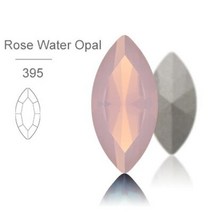아쿠아씰 크리스탈 라인석 상단 스톤 의류 공예 쥬얼리에 적합한 라인스톤에 유리 접착제, Rose Water Opal+7X15mm 10Pcs