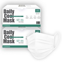 데일리 쿨 마스크 KF94 덴탈 일회용 티슈형 100매, 대형