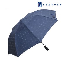 PGA투어 2단 자동우산 네이비 전폭로고 /휴대용 경량