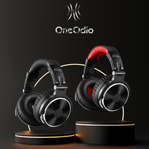 [파츠익스프레스] 원 오디오 OneOdio Pro-10 유선 헤드폰 블랙 & 레드 (대한민국 공식 대리점), Pro-10 블랙black