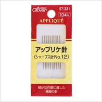 퀼팅맘 크로바 아플리케 바늘세트 일반손바늘