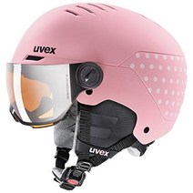 uvex(우벡스) 어린이용 스키 스노보드 바이저 헬멧 매트 칼라 다이얼식 사이즈 조정 rocket jr visor