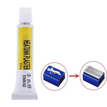견고한 1/2/3pcs 5g 열 전도성 방열판 석고 점착성 접착 VGA RAM LED 냉각기, [03] 3pcs
