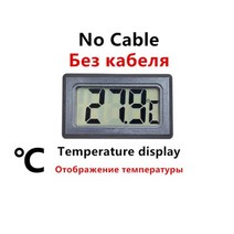 분광계 광도계 적외선 미니 디지털 LCD 실내 편리한 온도 센서 습도계 온도계 게이지, T-No Wire Black