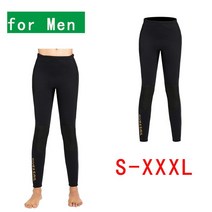 프리 다이빙 스킨스쿠버 바다 수영 서핑복 여성용 3mm 네오프렌 잠수복백 지퍼 전신 열 점프 슈트긴 소매 UV 보호 래쉬 가드 수상 스포츠, 07 XXXL, 06 pant for men