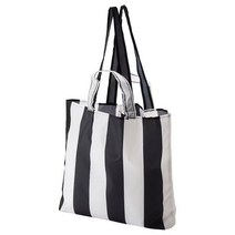 이케아 IKEA 장바구니 스트라이프 블랙화이트 45x36cm 폴리에스테르100%